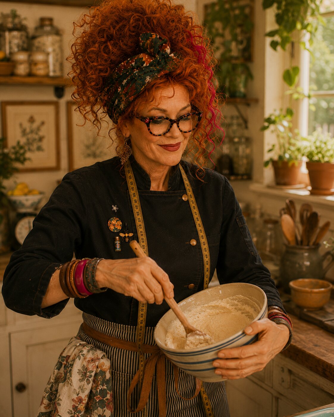 Illustrative Winnie Hollowell scene accompanying Instant Pot Chicken and Rice Recipe (Rice That Isn't Mushy)